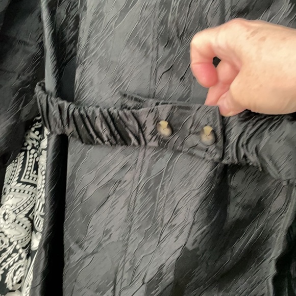 HOLD❌❌❌GANNI METALLIC BLACK JACQUARD DESIGNER DRESS - Picture 6 of 15